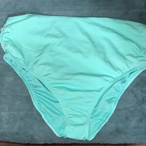 Mint Green High-Waisted Bikini Bottom